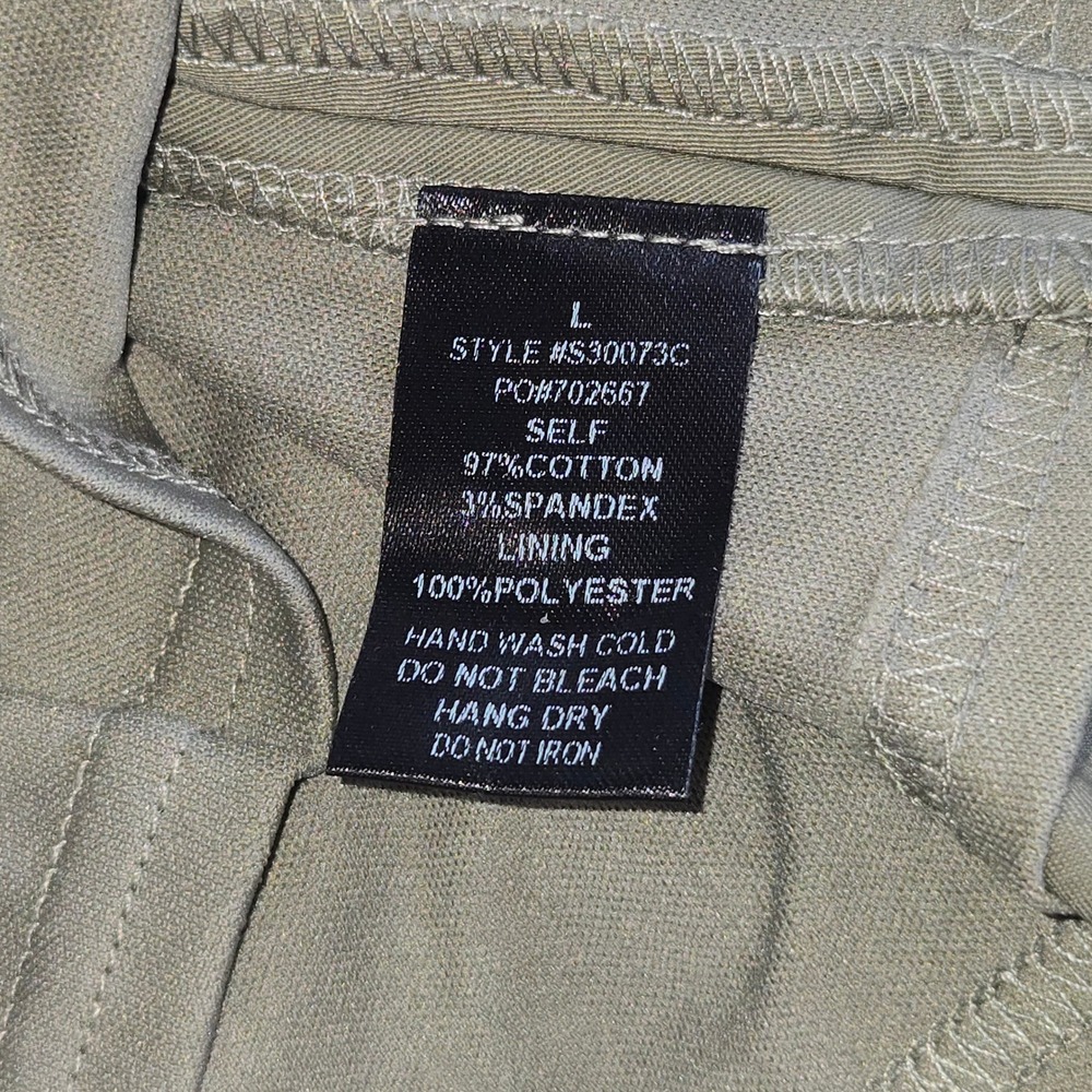 Fashion Nova Pleated Skort Womens Large Olive Green‎ Double Belted Mini Utility - Picture 6 of 8